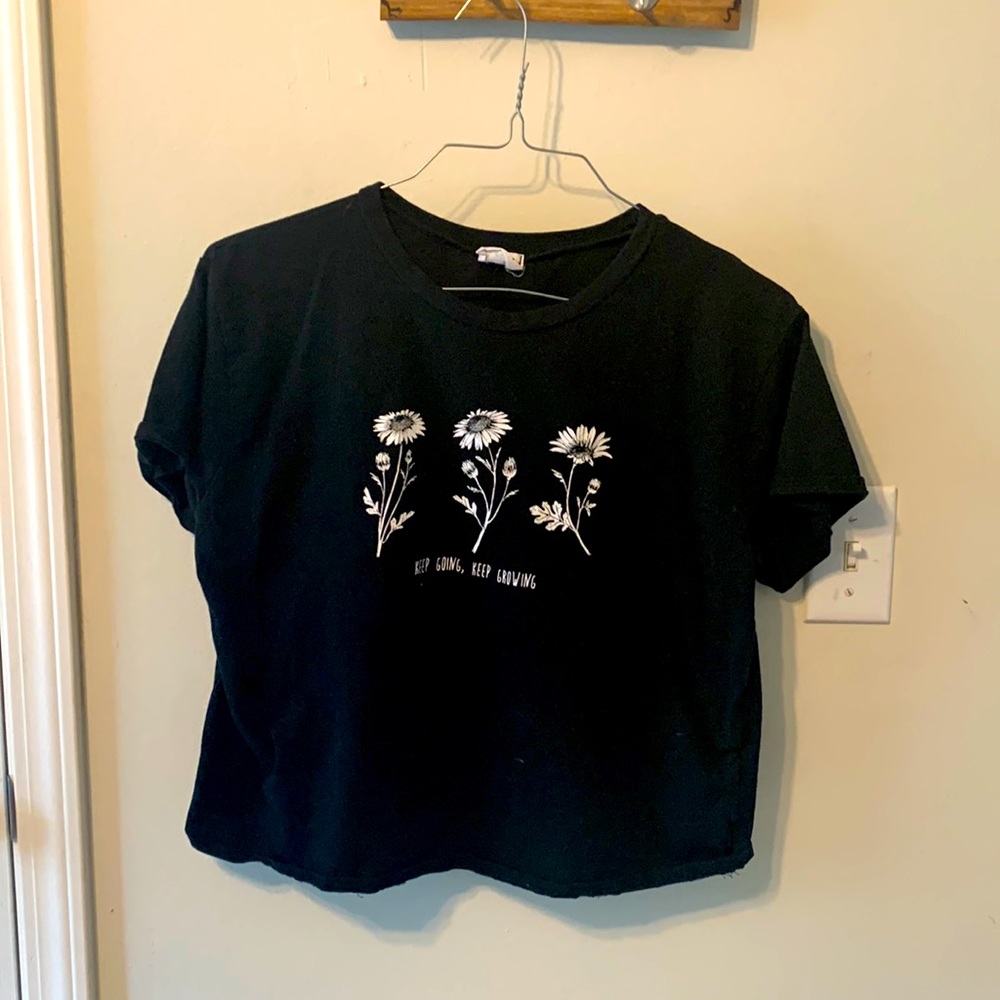 Graphic crop top